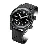 BALTIC AQUASCAPHE DUAL-CROWN PVD BLACK - Red Army Watches