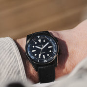 BALTIC AQUASCAPHE DUAL-CROWN PVD BLACK - Red Army Watches
