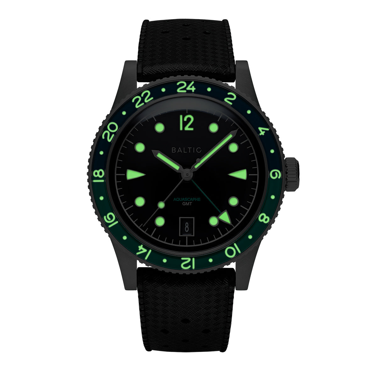 BALTIC AQUASCAPHE GMT GREEN - Red Army Watches