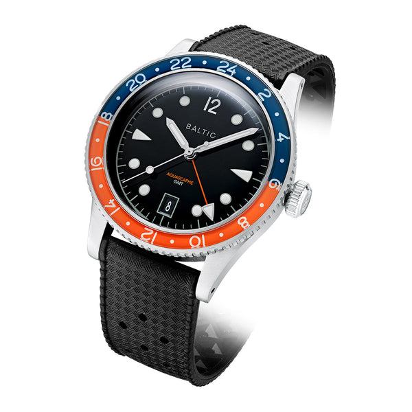 BALTIC AQUASCAPHE GMT ORANGE - Red Army Watches
