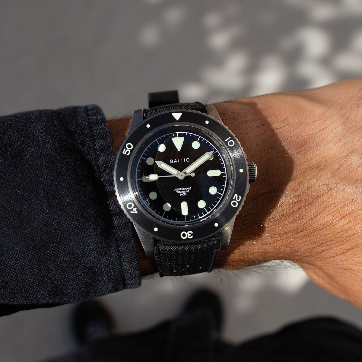 BALTIC AQUASCAPHE TITANIUM BLACK - Red Army Watches