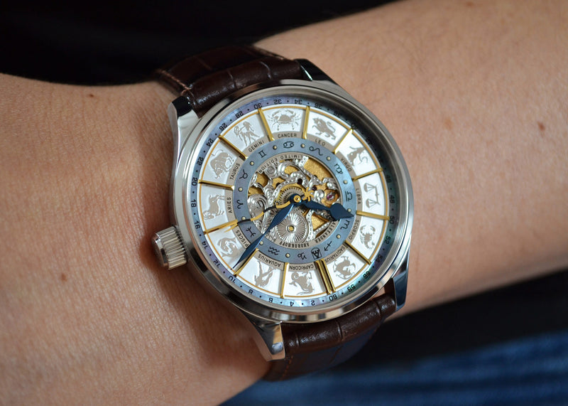 ALEXANDER SHOROKHOFF Babylonian III Elaborately hand finished, with mother of pearl inlays - Red Army Watches 