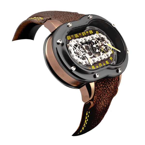 AZIMUTH Crazy Rider Brown PVD - Red Army Watches Malaysia