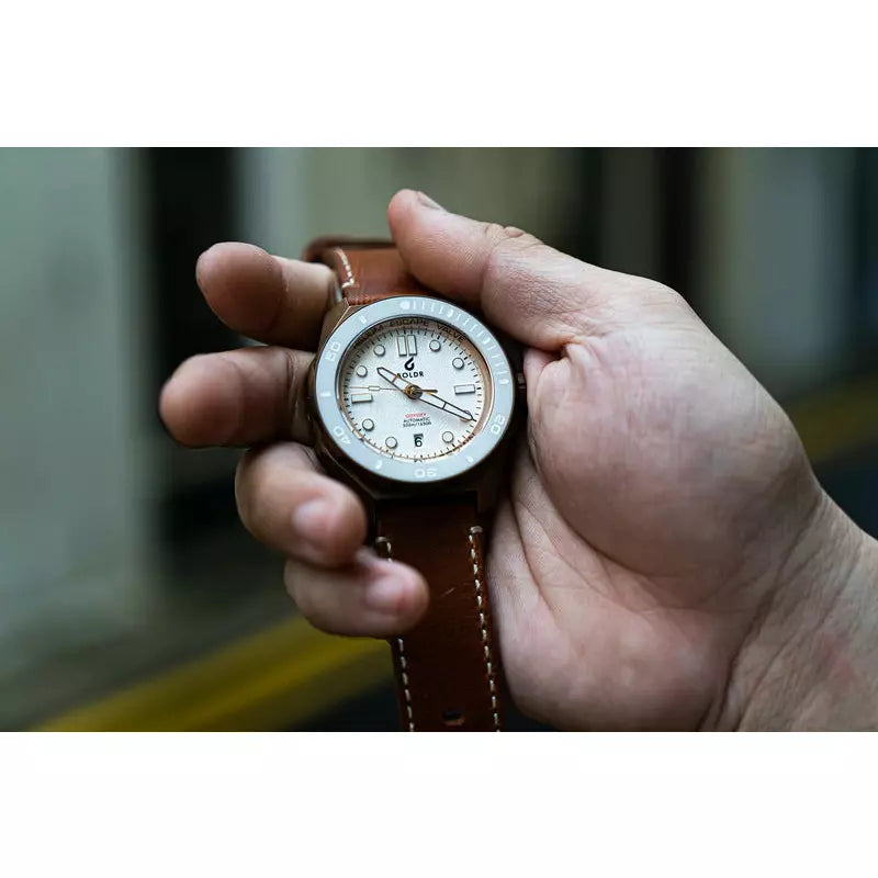 BOLDR Odyssey Bronze White Knight - Red Army Watches 