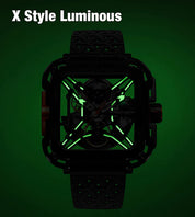 CIGA Design X-Series Titanium Black Gold Mechanical Skeleton Watch - Red Army Watches 