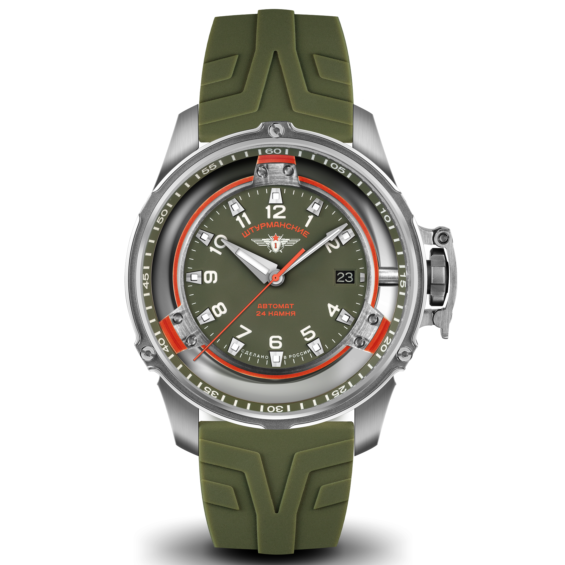 STURMANSKIE Mars 2 Green NH35/9035977 - Red Army Watches