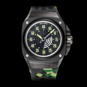 GORILLA Fastback Carbon Phantom Black - Red Army Watches Malaysia