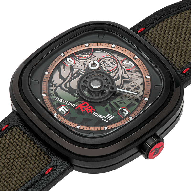 SEVENFRIDAY T3/04 GREEN TIGER - Red Army Watches 