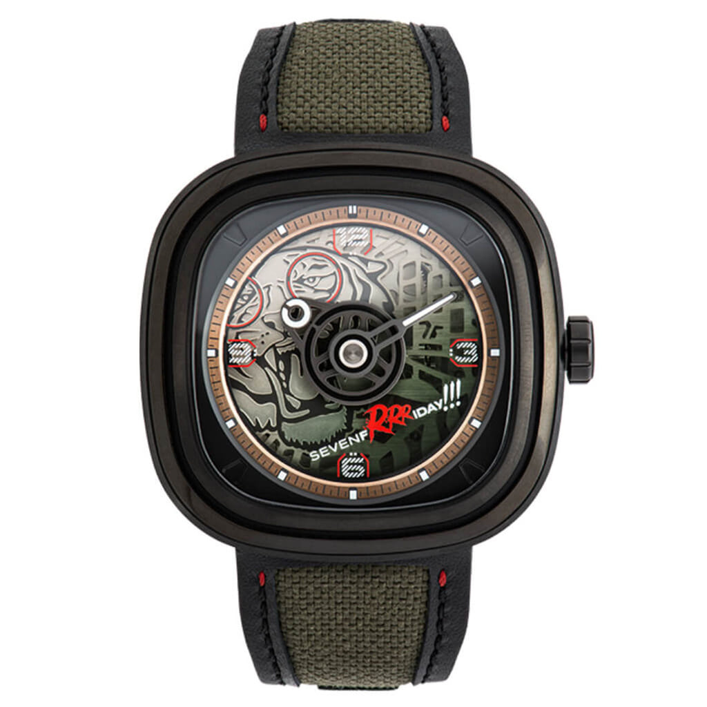 Shop SEVENFRIDAY T3 04 GREEN TIGER Red Army Watches Malaysia