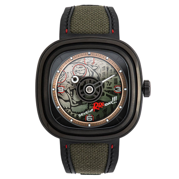 Shop SEVENFRIDAY T3 04 GREEN TIGER Red Army Watches Malaysia