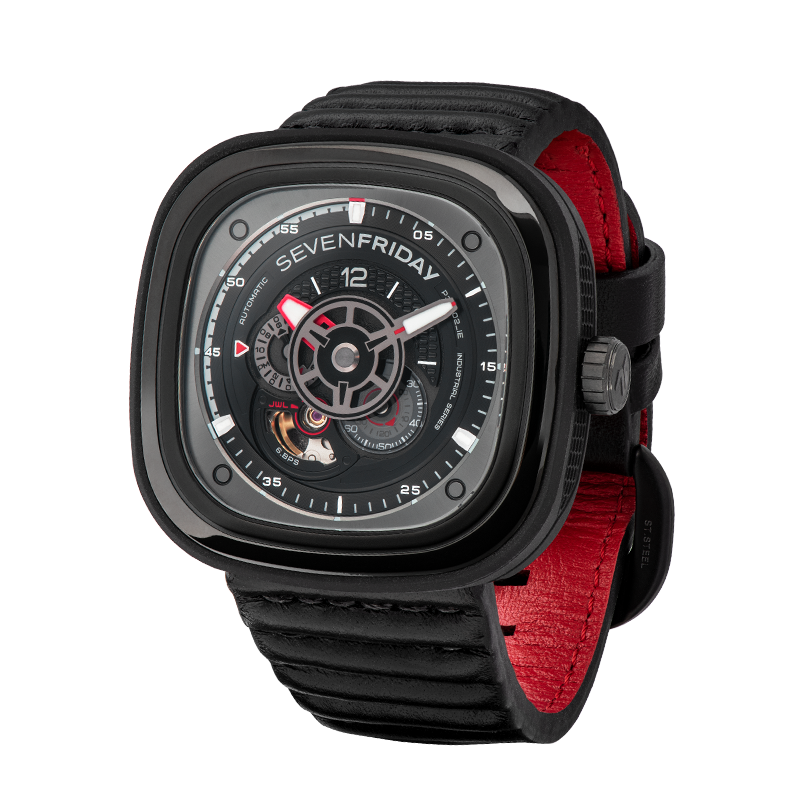 06 RACER III WITH LEATHER STRAP - Red Army Watches 