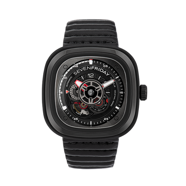 Shop SEVENFRIDAY P3C 06 RACER III WITH LEATHER STRAP Red Army Watches Malaysia