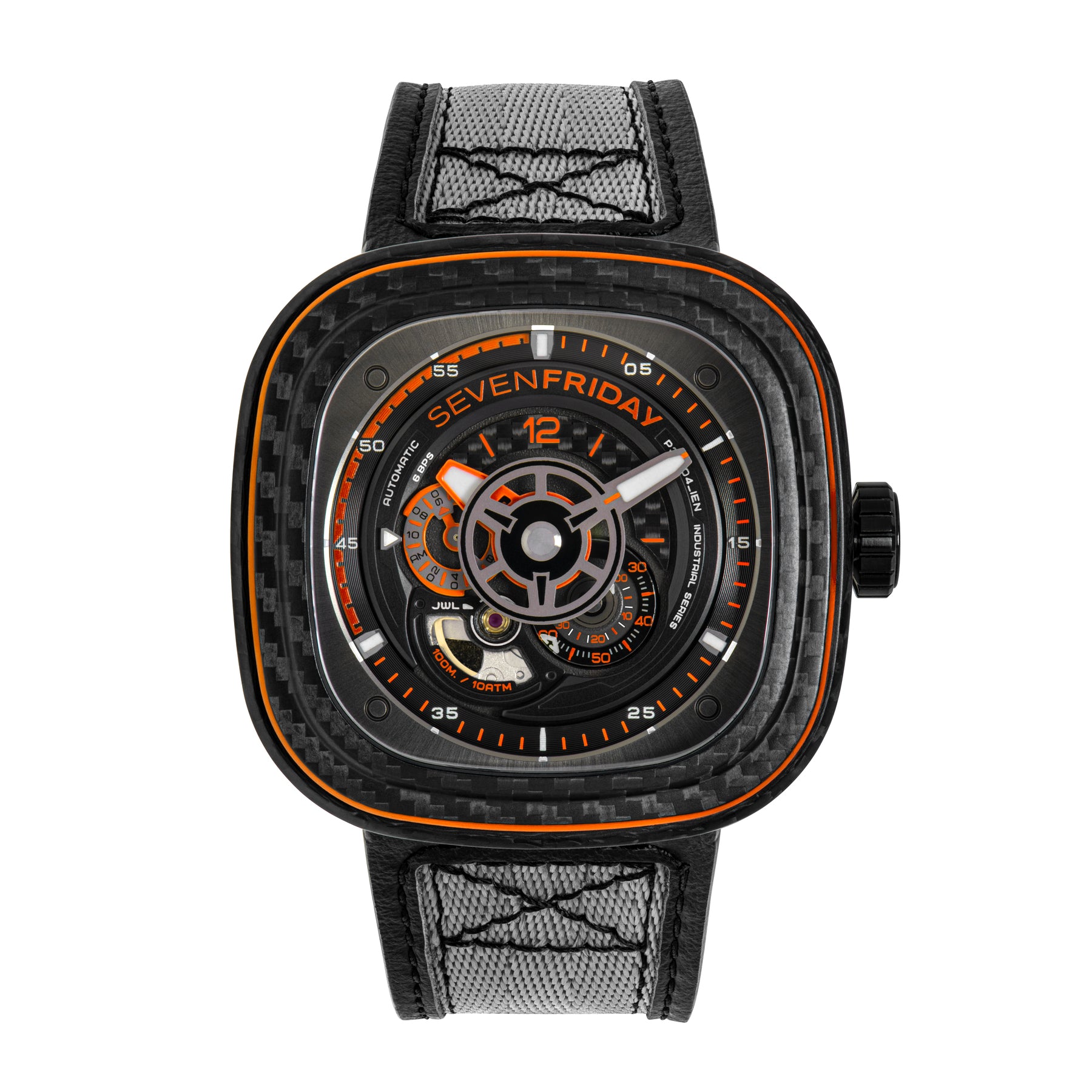 09 Orange Carbon - Red Army Watches Malaysia
