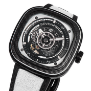 SEVENFRIDAY P3C/07 White Carbon - Red Army Watches Malaysia