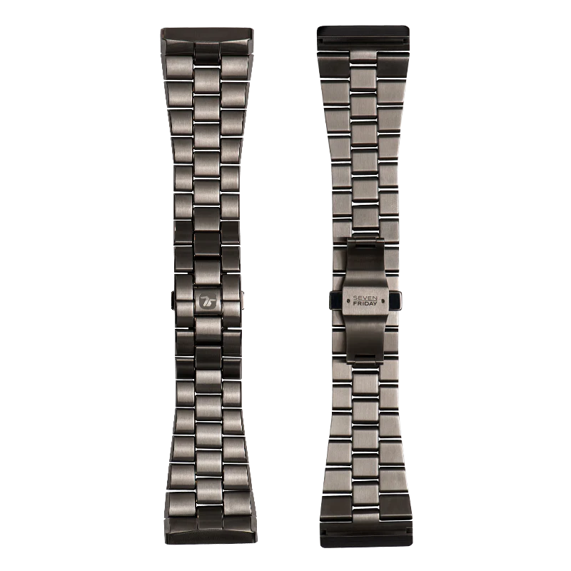 SEVENFRIDAY Stainless Steel Strap (PVD Gun Metal) - Red Army Watches 