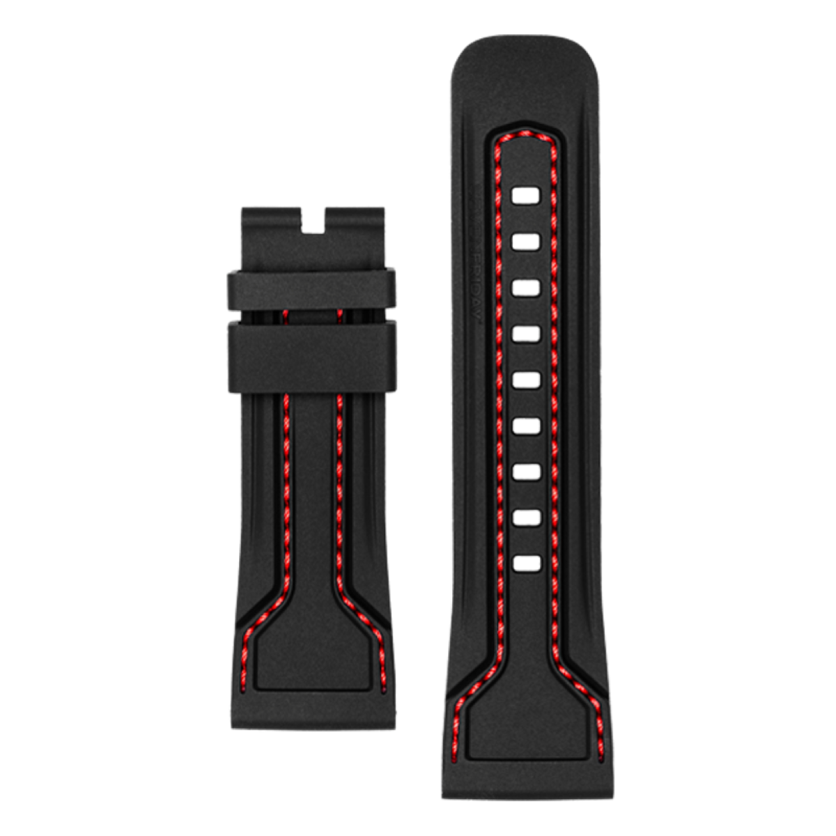 SEVENFRIDAY Strap SILICONE, BLACK (SF-STRAP-063) - Red Army Watches 