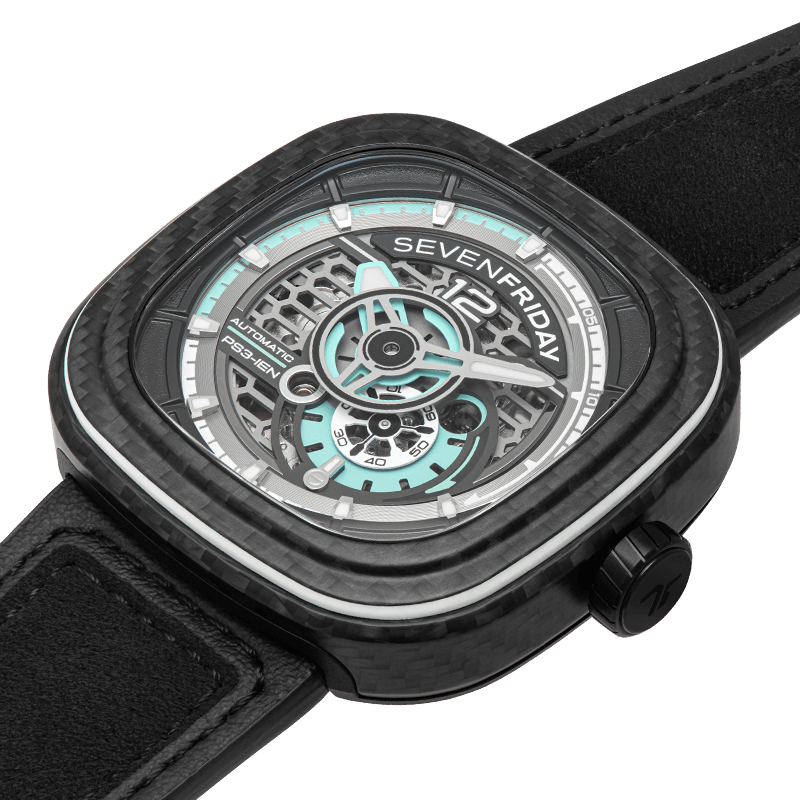 SEVENFRIDAY PS3/01 "JADE CARBON" - Red Army Watches 