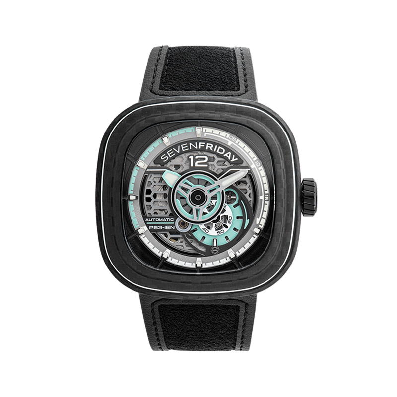 Shop SEVENFRIDAY PS3 01 JADE CARBON Red Army Watches Malaysia