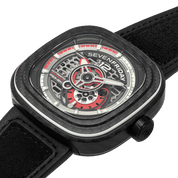 SEVENFRIDAY PS3/02 "RUBY CARBON" - Red Army Watches 