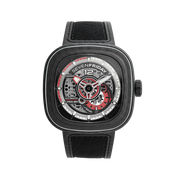 SEVENFRIDAY PS3/02 "RUBY CARBON" - Red Army Watches 