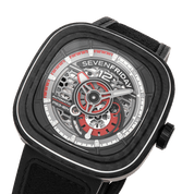 SEVENFRIDAY PS3/02 "RUBY CARBON" - Red Army Watches 