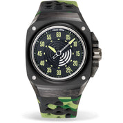 GORILLA Fastback Carbon Phantom Black - Red Army Watches Malaysia