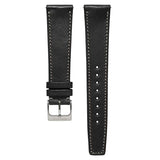 BALTIC STITCHED STRAP BLACK - Red Army Watches 