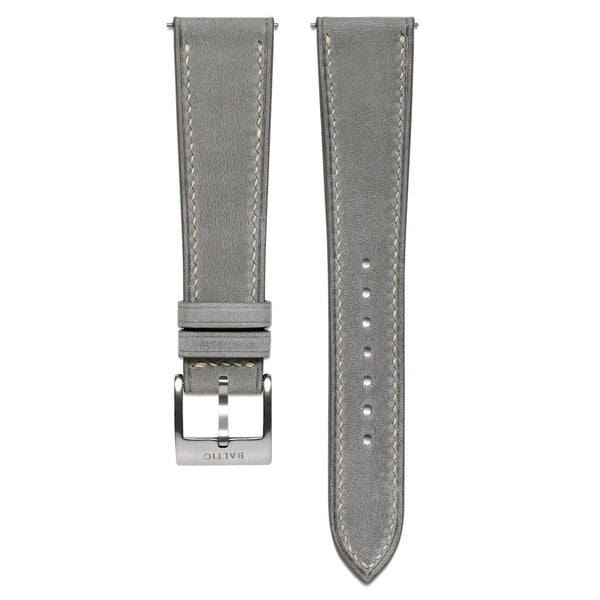 BALTIC STITCHED STRAP LIGHT GREY - Red Army Watches 