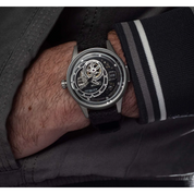 The ELECTRICIANZ Hybrid Automatic E-Code Gray - Red Army Watches 