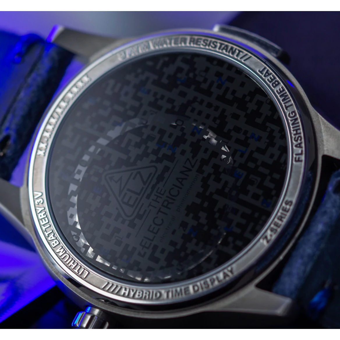The ELECTRICIANZ Hybrid Automatic E-Blue - Red Army Watches 