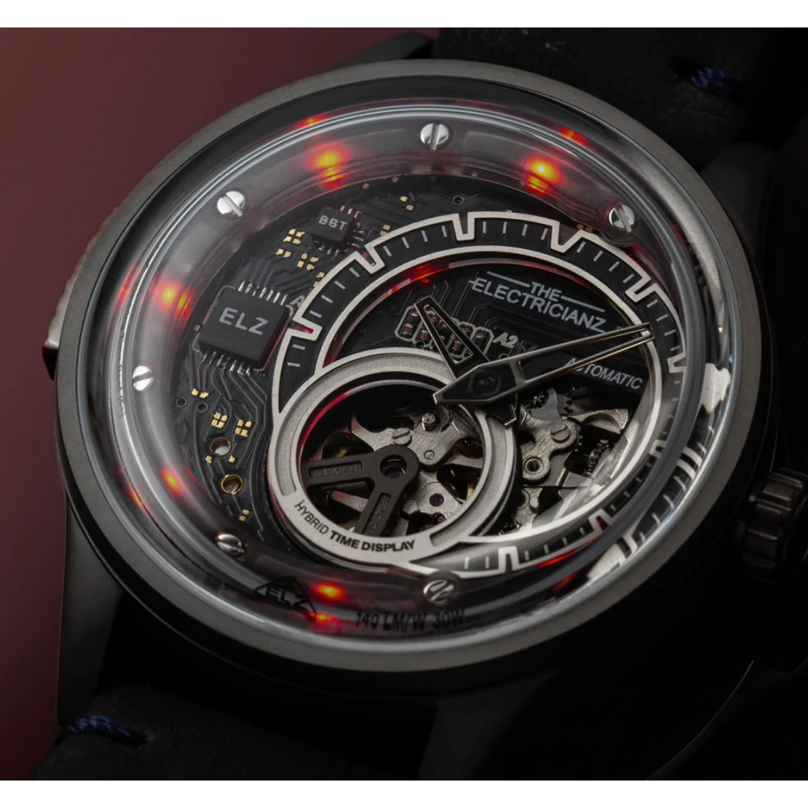 The ELECTRICIANZ Hybrid Automatic E-Gun - Red Army Watches 