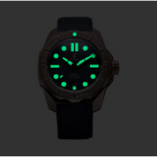 BOLDR Odyssey Bronze Coal Black - Red Army Watches 