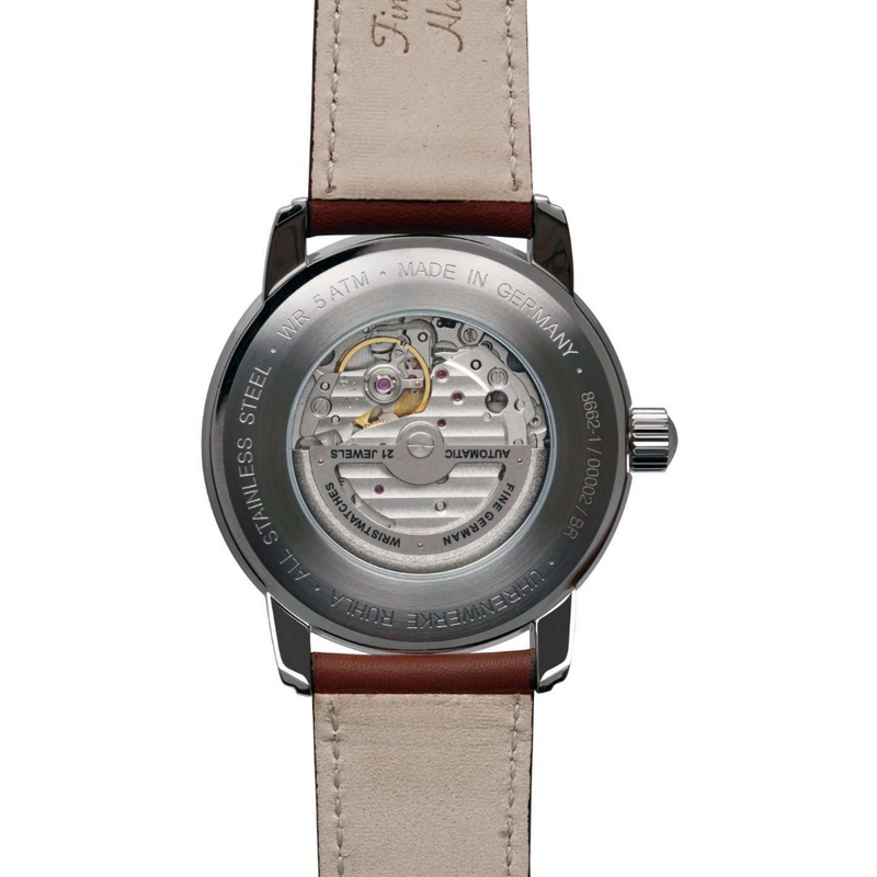 ZEPPELIN 8662-1 New Captain's Line Beige - Red Army Watches 