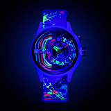 The ELECTRICIANZ Neon Z White Limited Edition - Red Army Watches 