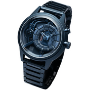 The ELECTRICIANZ Blue Z 45mm Blue Metal - Red Army Watches 
