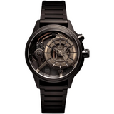The ELECTRICIANZ Brown Z 45mm Brown Metal - Red Army Watches 