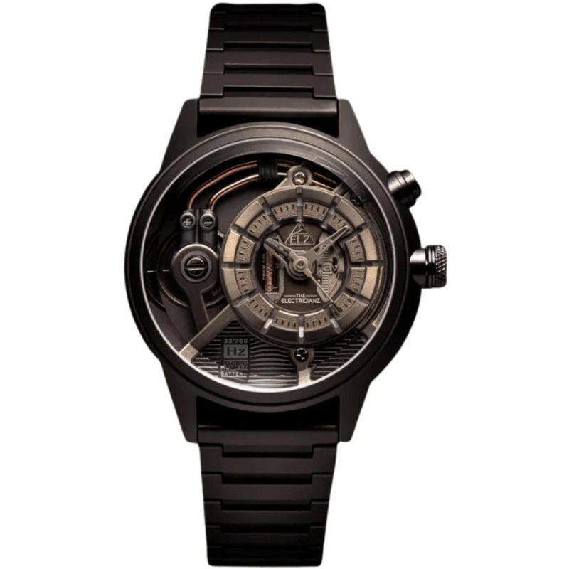 The ELECTRICIANZ Brown Z 45mm Brown Metal - Red Army Watches 