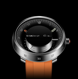 CIGA Design U-Series Black Hole Titanium Mechanical Watch (Orange) - Red Army Watches 