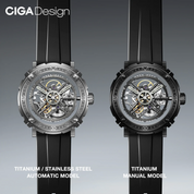 CIGA Design M-Series Magician DLC Titanium Manual - Red Army Watches 