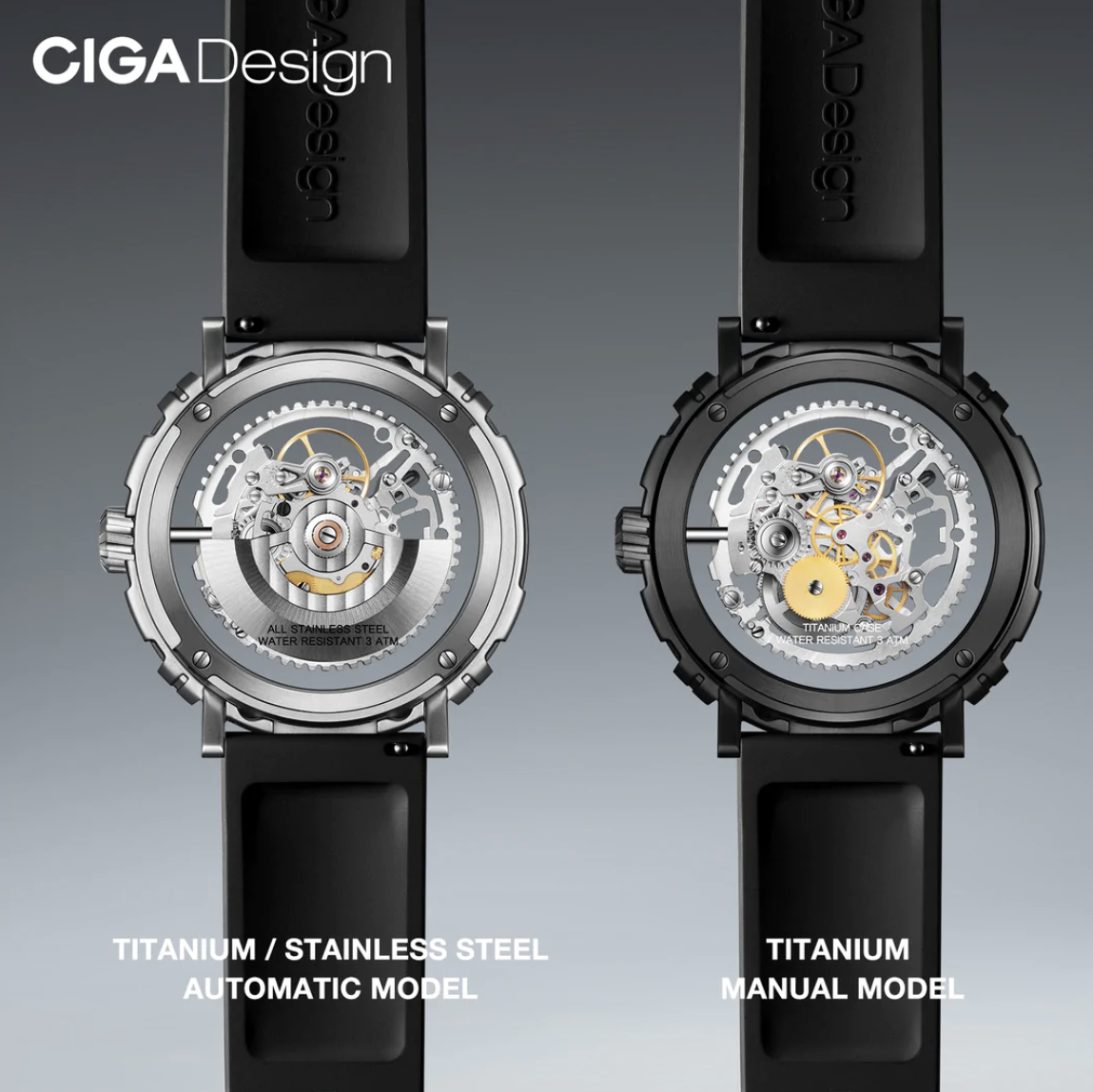 CIGA Design M-Series Magician Titanium Automatic - Red Army Watches 