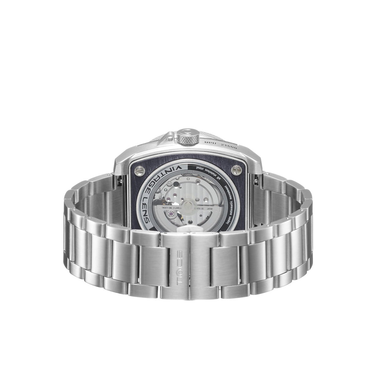 TACS Automatic Vintage Lens II - Shutter Silver - Red Army Watches 