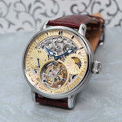 POLJOT INTERNATIONAL Tourbillon Skeleton 3360.T05 - Red Army Watches 
