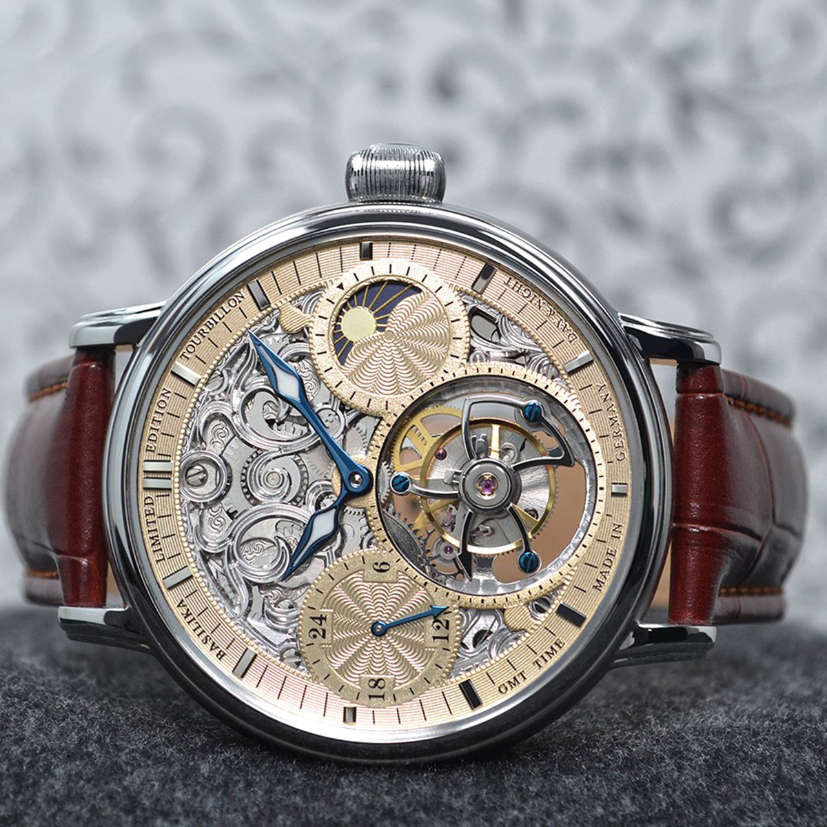 POLJOT INTERNATIONAL Tourbillon Skeleton 3360.T05 - Red Army Watches 