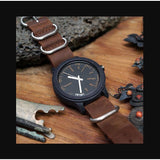 TACS Nature L Rustic Woodgrain Black - Red Army Watches Malaysia