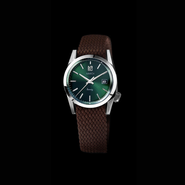 MARCH LA.B Seventy 3 – Green Dial SS - Red Army Watches 