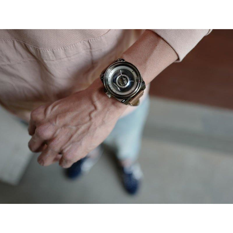 TACS Automatic Vintage Lens II - Telephoto Leather - Red Army Watches Malaysia