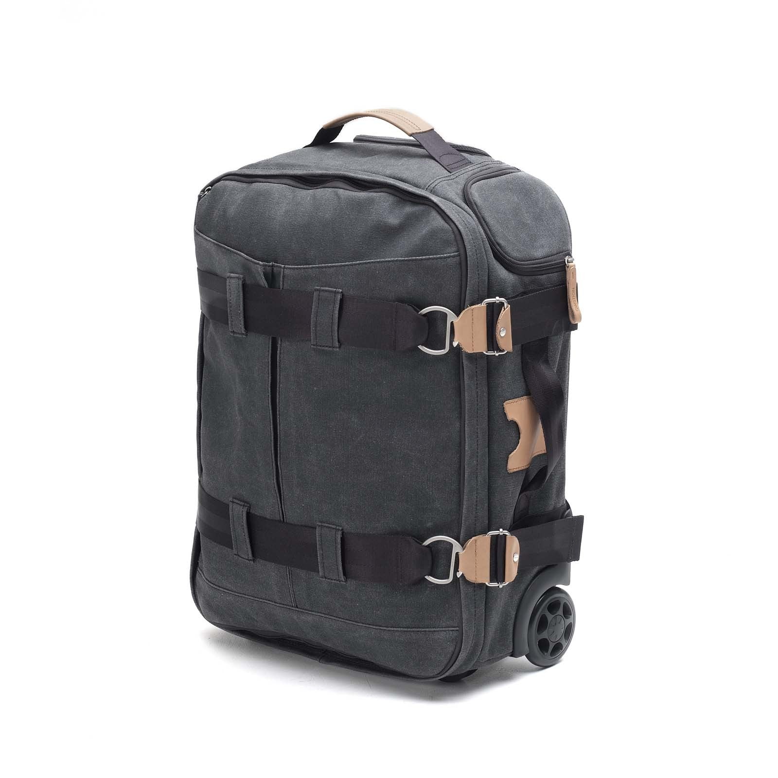 QWSTION 3-day Travel Bag Washed Black - Red Army Watches Malaysia