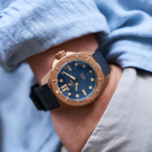 BOLDR Odyssey Bronze Prussian Blue - Red Army Watches 