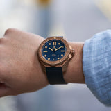 BOLDR Odyssey Bronze Prussian Blue - Red Army Watches 