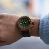 BOLDR Odyssey Bronze Pine Green - Red Army Watches 